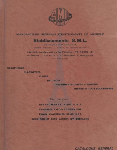 Catalogue SML hautbois